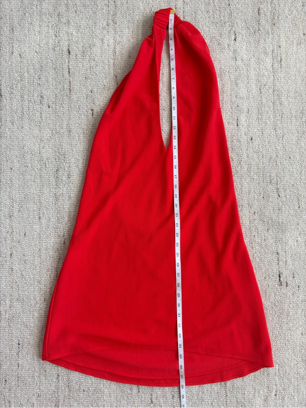 Show Me Your Mumu Revolve Jasmine Halter Mini Dress Bellini Orange - Size Small - Picture 10 of 11
